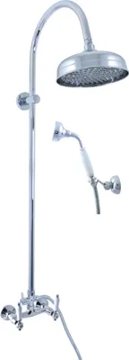 Image de MORAVA RETRO - Système de douche avec mitigeur, Chrom MK581.5/3, RAV Slezák