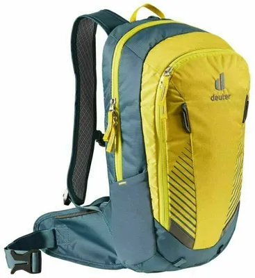 Obrázok produktu pre Deuter Compact 8 JR, Predné, Šedá, Žltá, Unisex, Polyamid, Predné vrecko, Postranné vrecko, Zips