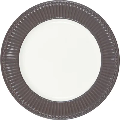 Produktbild von Greengate Alice Speiseteller dark chocolate 26,5 cm