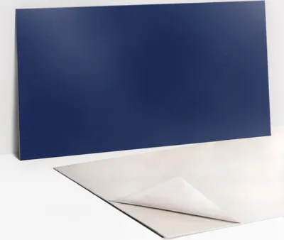 Obrázek produktu pro Ochranný Panel PVC - Samolepicí Vinylové Dlaždice na Stěnu - 100 x 50 - námořnická modrá