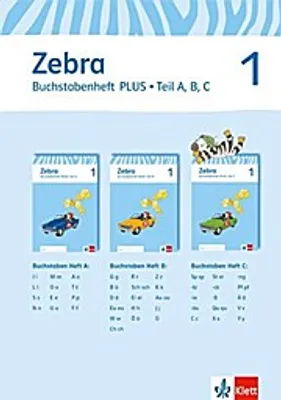 Immagine prodotto di Zebra. Neubearbeitung. Buchstabenheft plus 1. Schuljahr. Schulausgangsschrift/Druckschrift