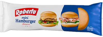 Zdjęcie produktu dla Roberto Mini Burger 200g mini bułeczki do hamburgerów włoskie 8 sztuk