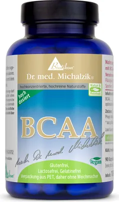 Produktbild von BCAA nach Dr. med. Michalzik - je Kapsel 1050 mg BCAA - von BIOTIKON®