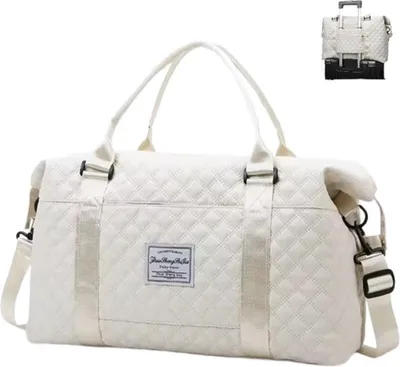 Productafbeelding van CarryQuest® - Weekendtas voor handbagage, nylon, wit