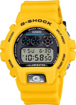 Casio DW-6900TR-9ER G-Shock Classic Digitaluhr für Herren Gelb 1