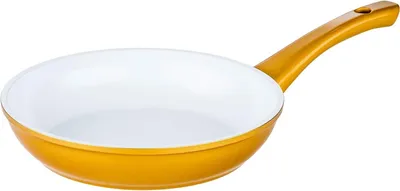 Produktbild von GENIUS Bratpfanne Induktion/Elektro/Gas Antihaftbeschichtet Edelstahlboden °20cm Cerafit-Gold