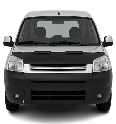 Produktbild von Haubenbra Steinschlagschutz für Peugeot Partner Citroen Berlingo Schwarz Halb