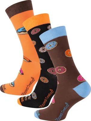 Produktbild von Vincent Creation® DONUT Socken 3 Paar - One Size 41-45