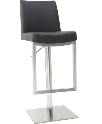 Produktbild von Miliboo - Barhocker zeitgenössisches Design - Metall und PolyurethanSchwarz - KYLE