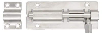 Produktbild von Türriegel Grendelriegel Edelstahl Schieberiegel Torriegel Möbel Bolzen Riegel 100mm