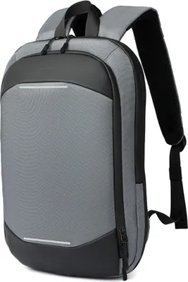 Produktbild von OKWISH Laptop Rucksack, Wasserdicht Schulrucksack, 29 x 10 x 43 cm Schule Arbeit & Freizeit Outdoor Sport Wandertasche Fahrradrucksack Grau