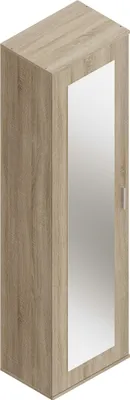 Produktbild von Garderobenschrank >INCA 2< in Eiche Nachbildung - 50x184x34,5cm (BxHxT)