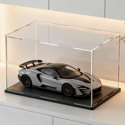 Produktbild von Acryl Vitrine 33x17x16cm - Staubdichte Vitrine für Sammlerstücke Modelle