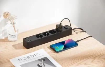 Image de Xo Power Strip Wl10 4Usb 1.8M (Noir)