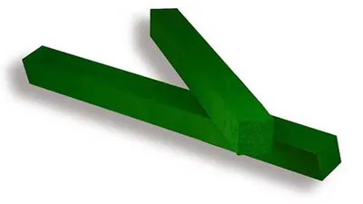 Produktbild von Ology Quadratische 8 Poolnudel Grün 100 cm Grün 100 cm