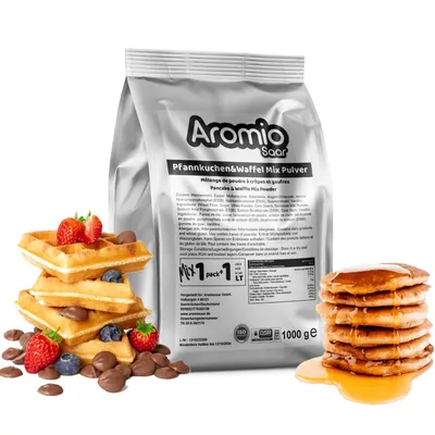 Produktbild von Aromiosaar Pancake - Waffle Mix  2*1000g – Waffel pulver