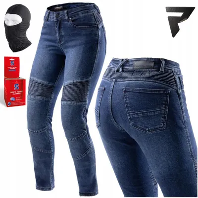 Produktbild von Rebelhorn Agness 2 Mono Motorradjeans mit Protektoren Level 2 und Slim Fit Schnitt | Motorradhose Jeanshose | 42/30