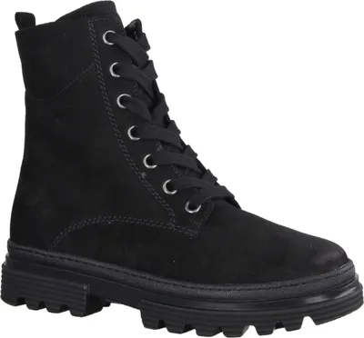 Produktbild von Gabor Comfort 32515-47 Schnürstiefelette, Damen, Leder, Schwarz, Warmfutter - Damenschuhe Modische Stiefelette / Boots, Schwarz, leder (soft nubuk), absatzh&oumlhe: 10 mm