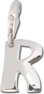 Produktbild von SilberDream Charm Schmuck Armband Anhänger Buchstabe R 925 Echt Silber FC70R
