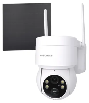Image de Energeeks Atlas - Caméra de surveillance pour l'extérieur, Wi-Fi, IP66, 4 MP, avec enregistrement