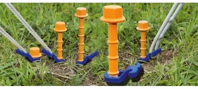 Produktbild von Peggy Peg Schraubhering Long 31 cm PP12 2 Stück orange Haken 17 mm