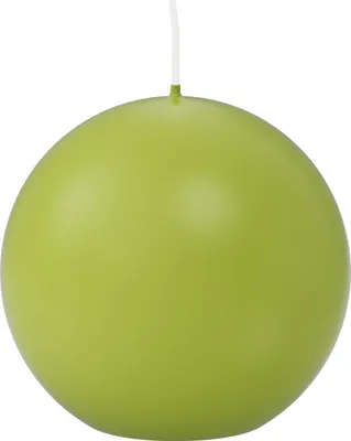 Produktbild von Kugelkerzen Apfelgrün Ø 70 mm, 12 Stück