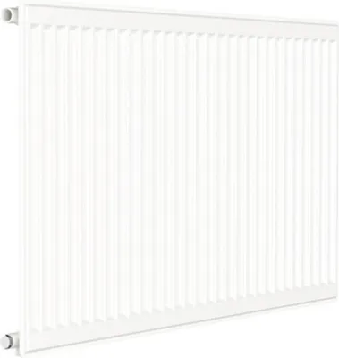 Produktbild von Rotheigner Ventilheizkörper Typ E (10) 8-fach (seitlich, unten links oder Mittenanschluss) 500 x 900 mm weiß mit Befesti