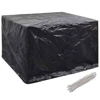 Immagine prodotto di Copri mobili da giardino 2 pezzi 8 occhielli 135x135x90 cm