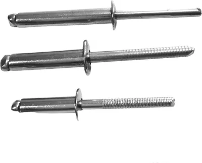 Produktbild von Blindnieten Edelstahl V2A Flachkopf ISO15983 DIN 7337 (25 Stück, 5X30 mm)
