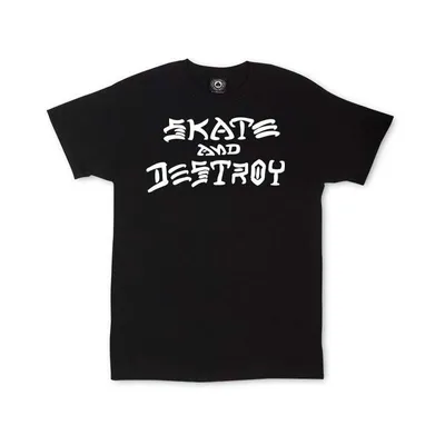 Produktbild von Tshirt Thrasher - Thrasher Skate And Destroy T-Shirt Black (BLACK)