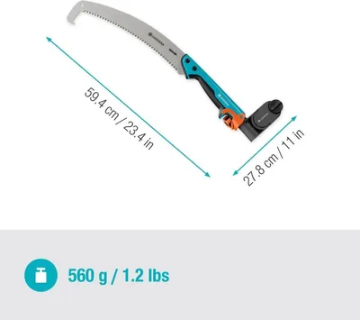 Obrázok produktu pre Gardena 12083-20, nožnice na konáre, 20 cm, Čierna, Modrá, Oranžová, 594 mm, 32,6 cm, Nemecko