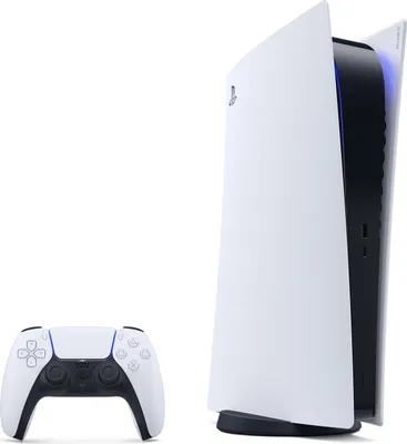 Produktbild von Sony PlayStation 5 Digital Edition, PlayStation 5, Schwarz, Weiß, 16000 MB, GDDR6, AMD, AMD Ryzen Zen 2