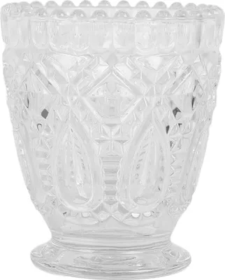 Produktbild von Clayre & Eef Teelichthalter Ø 9x10 cm Transparant Glas