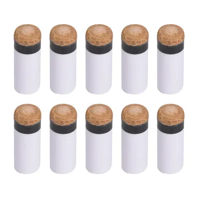Image de 10pcs Snooker Pool Cue Pole Tipp Billard Stab Stabersatz Teile Reparaturwerkzeug Lieferungen Zubehör 13mm