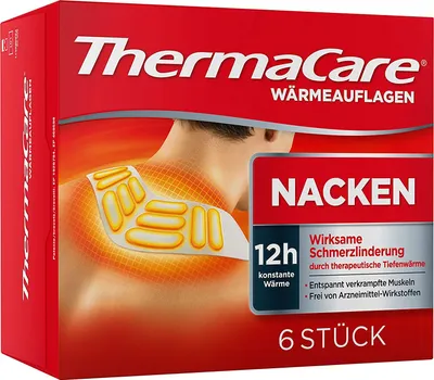 Immagine prodotto di Impacchi per il collo ThermaCare - impacchi di calore per spalle e collo per alleviare i dolori cervicali - calore profondo per rilassare e sciogliere i muscoli - 6 pezzi per confezione