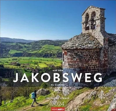 Zdjęcie produktu dla Kalendarz na rok 2024 Drogi św. Jakuba - Kalendarz ścienny z pięknymi zdjęciami