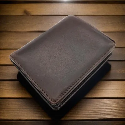 Produktbild von Jockey Club kompakte echt Leder Geldbörse Portemonnaie mit RFID Schutz braun