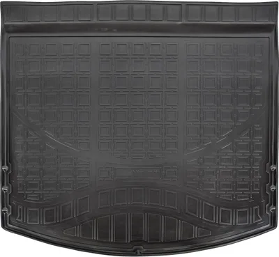 Image de Tapis De Coffre en Caoutchouc TPE Pour Mazda CX-5 2011-2016, Bord Haut, Noir, Antidérapant, Toutes Saisons