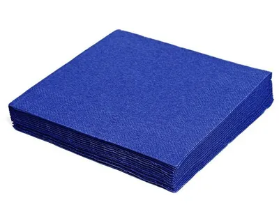 Produktbild von 200x Servietten 33 x 33 cm 1/4 -Falz 2-lagig dunkelblau