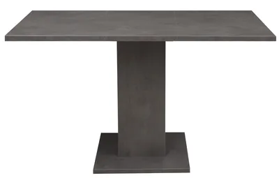 Obrázek produktu pro Säulen-Esstisch >Tap< (ausziehbar auf 120cm) in graphit - 80(120)x76x80cm (BxHxT)