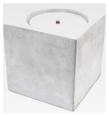 Produktbild von Betonhalter mit Flammschale 22 cm / 22 cm