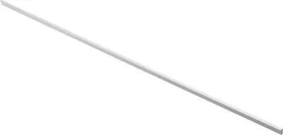 Image de Poignée longue GTV PILLAR, aluminium, fine et élégante, pour meubles hauts, polyvalente, 1200 x 18,5 x 10,7 mm, avec vis, moderne et fonctionnelle