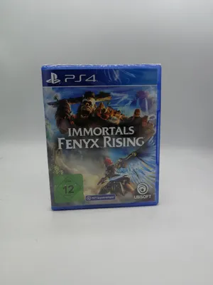 A PlayStation 4 game case for Immortals Fenyx Rising, shown against a white background.