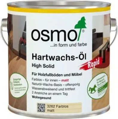Produktbild von Osmo Hartwachs-Öl Rapid Farblos Matt 0,75 l - 10300101