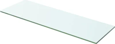 Image de Tablette en verre transparent 60x15 cm