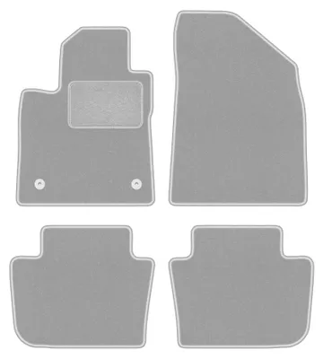 Immagine prodotto di Tappetini in moquette per MG 4 dal 2022 (hatchback) – set 4 pezzi, grigi, su misura – Wielganizator OSLO