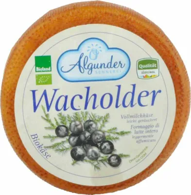 Produktbild von Wacholderkäse geräuchert Sennerei Algund ca. 300 gr.