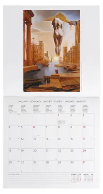 Productafbeelding van Legami – Kalender 2027, wandkalender, Dalì, 12 maanden, 30 x 29 cm