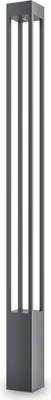 Produktbild von LED Pollerleuchte Metall IP65 3000 K warmweiß 1100 lm 150 cm hoch Graphit eckig Modern Außenleuchte