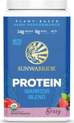 Produktbild von Sunwarrior Warrior Blend Organic (750g) Berry Shortcake - Eiweie - Veganes Eiwei